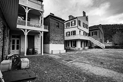 Black and White Harper's Ferry